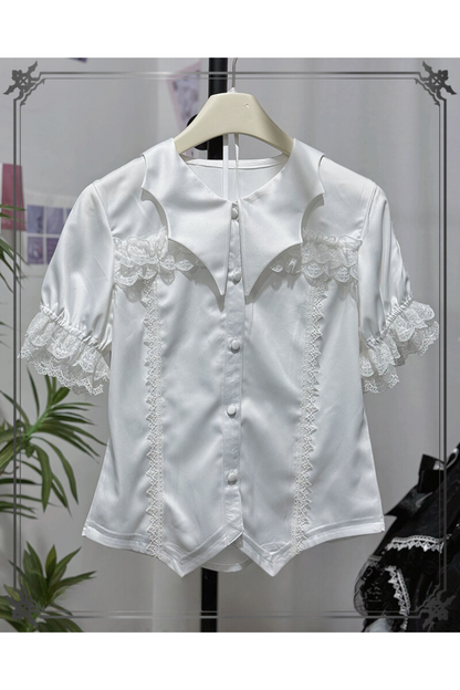 [October 8 Reservation Deadline]Castle Night Rose Original Sleeve Shirt Prince Vest Short Dress