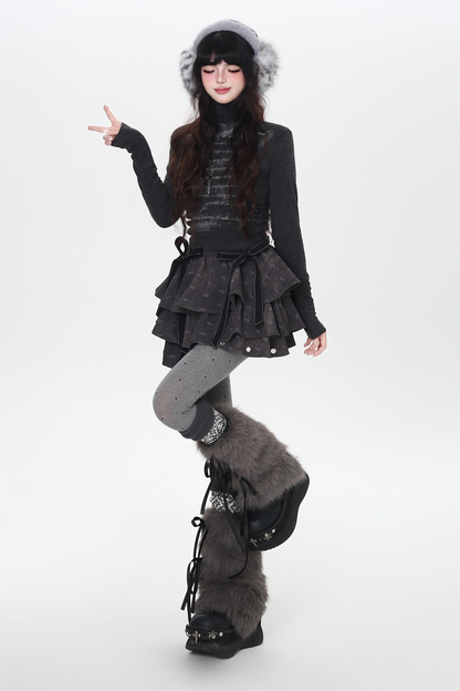 ダークスリムフィットフリーストップス