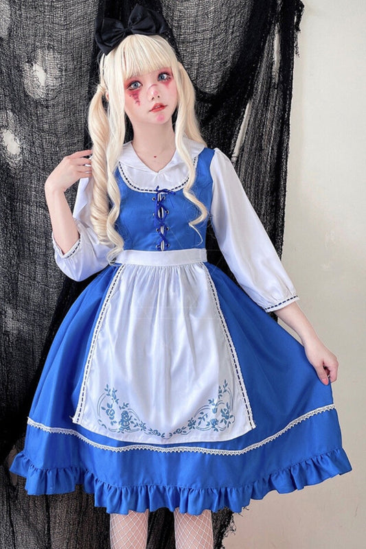 Scary Doll Halloween Cosplay Dress