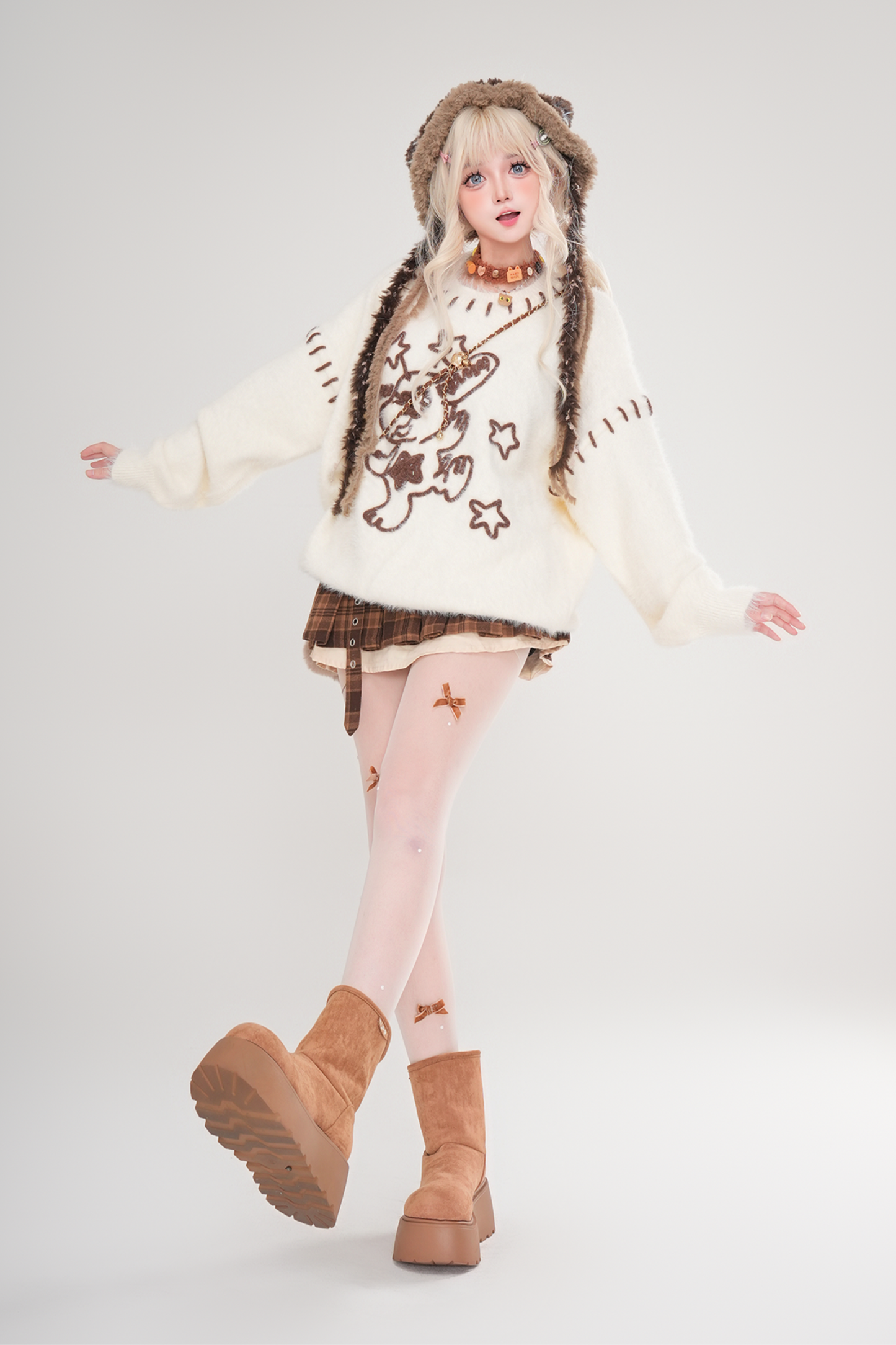 ソフトニットセーター