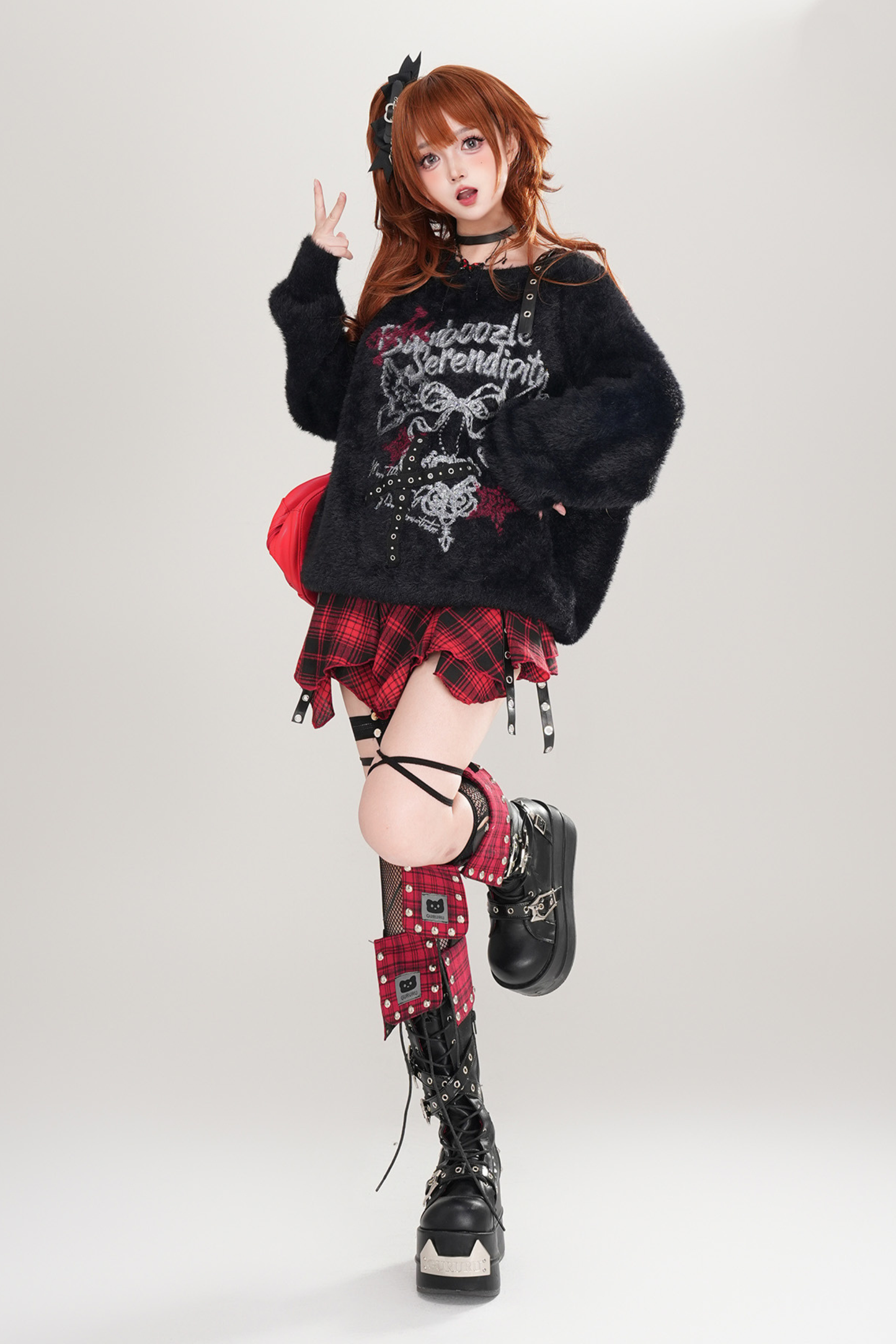 Dark Knight Off-Shoulder Knit