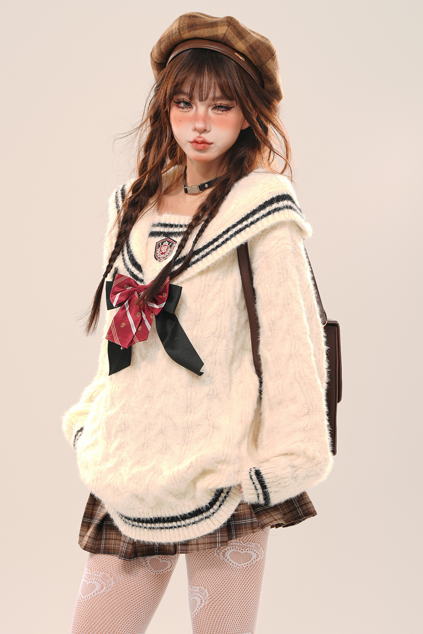 スクールセーラーニット