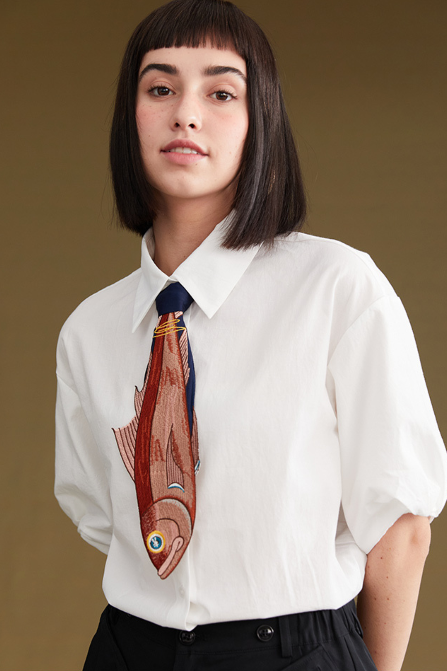 Big Fish Stitch Tie