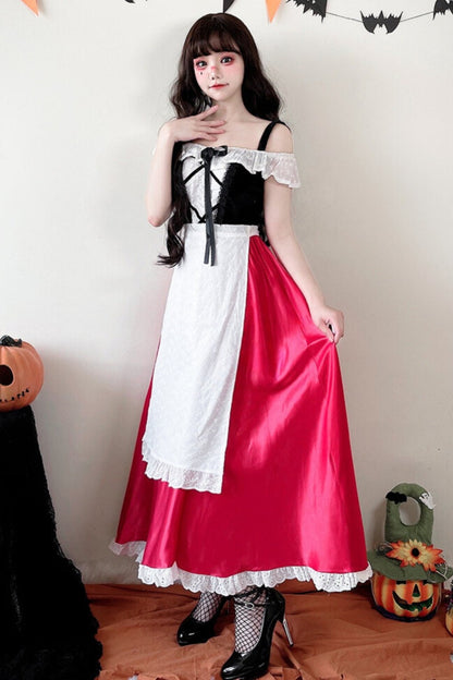 Witch Cape Puffy Princess Dress