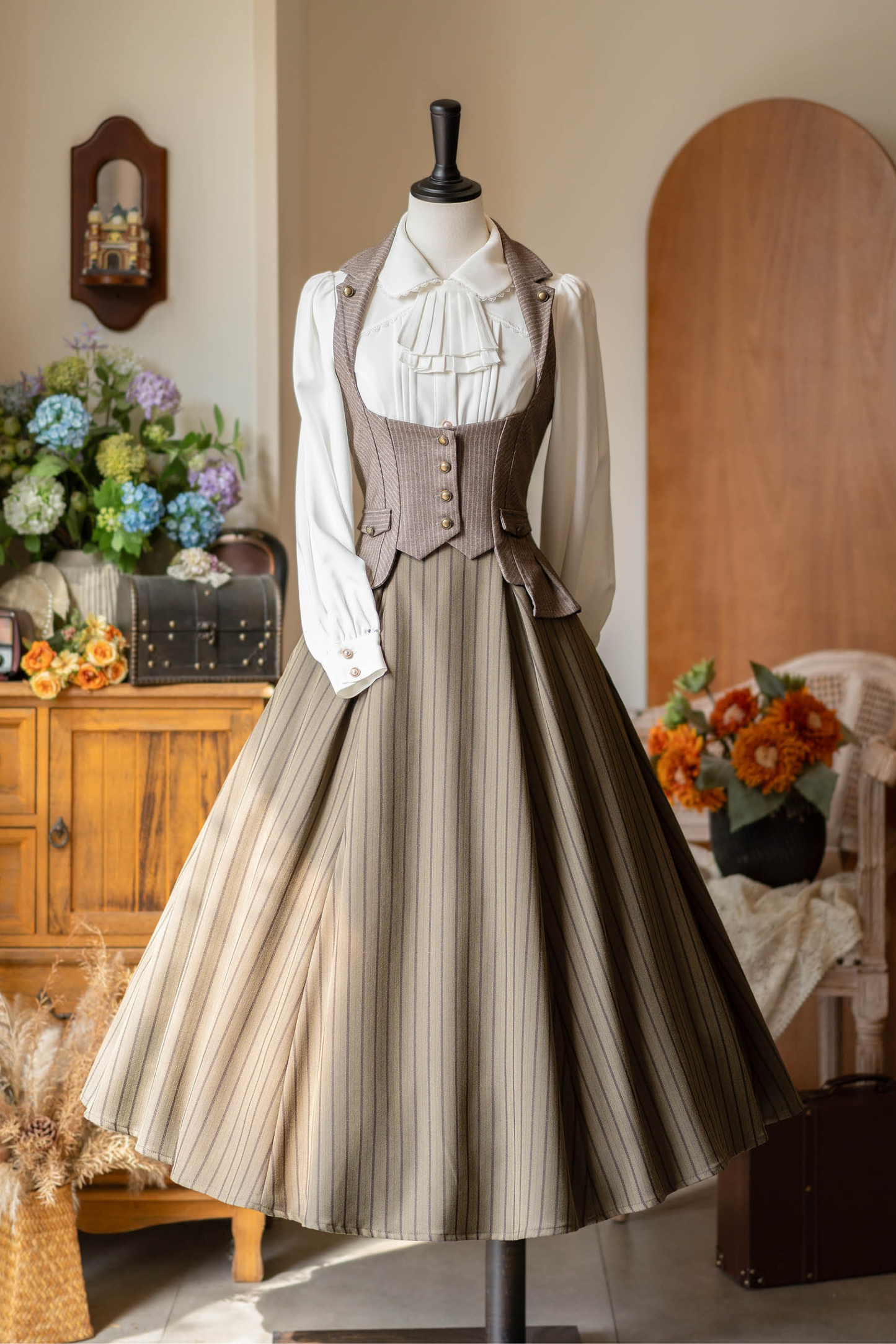 フォレストワードローブレトロエレガントスカート