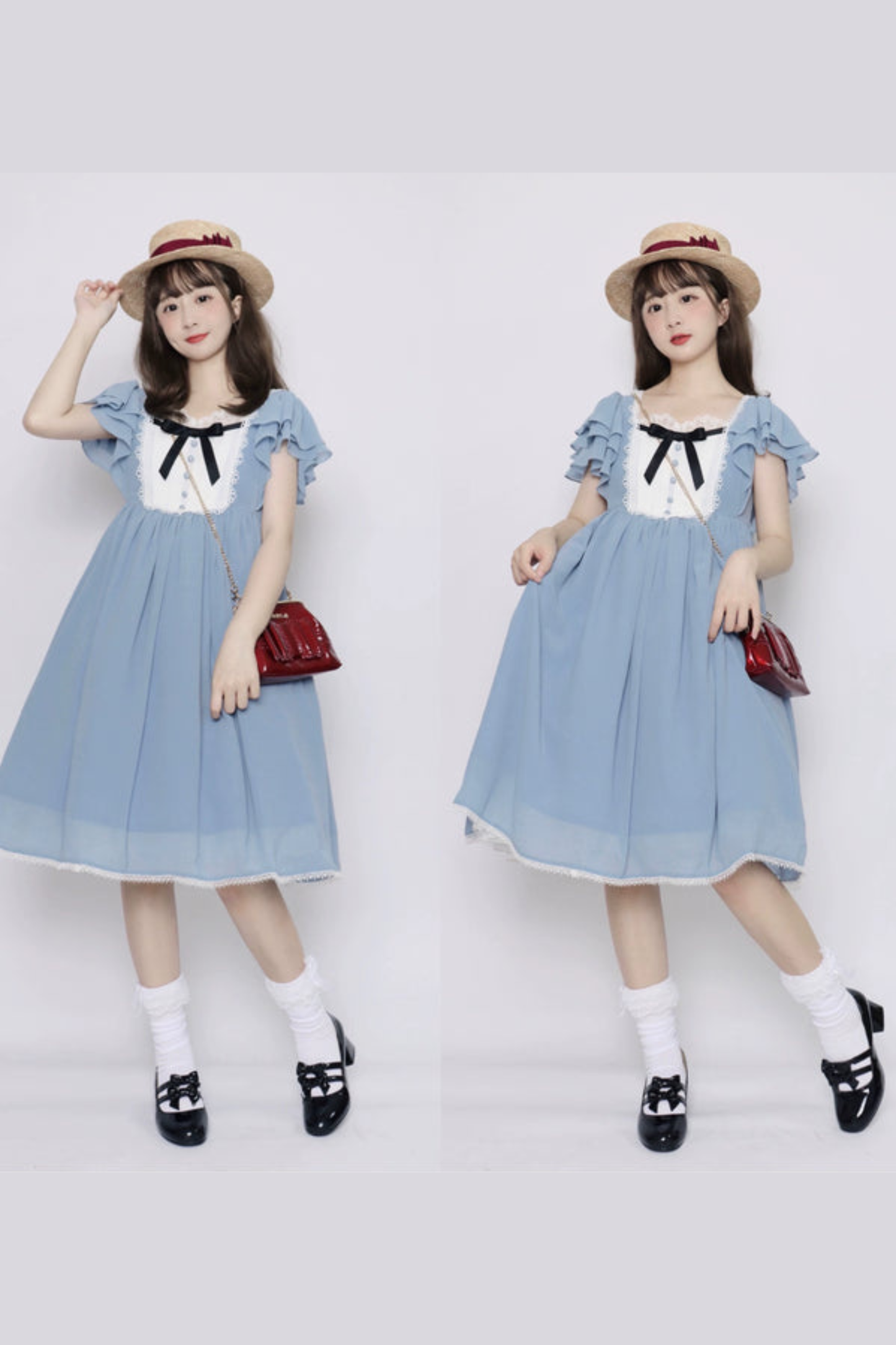 レトロメモリーフレアロリータドレス