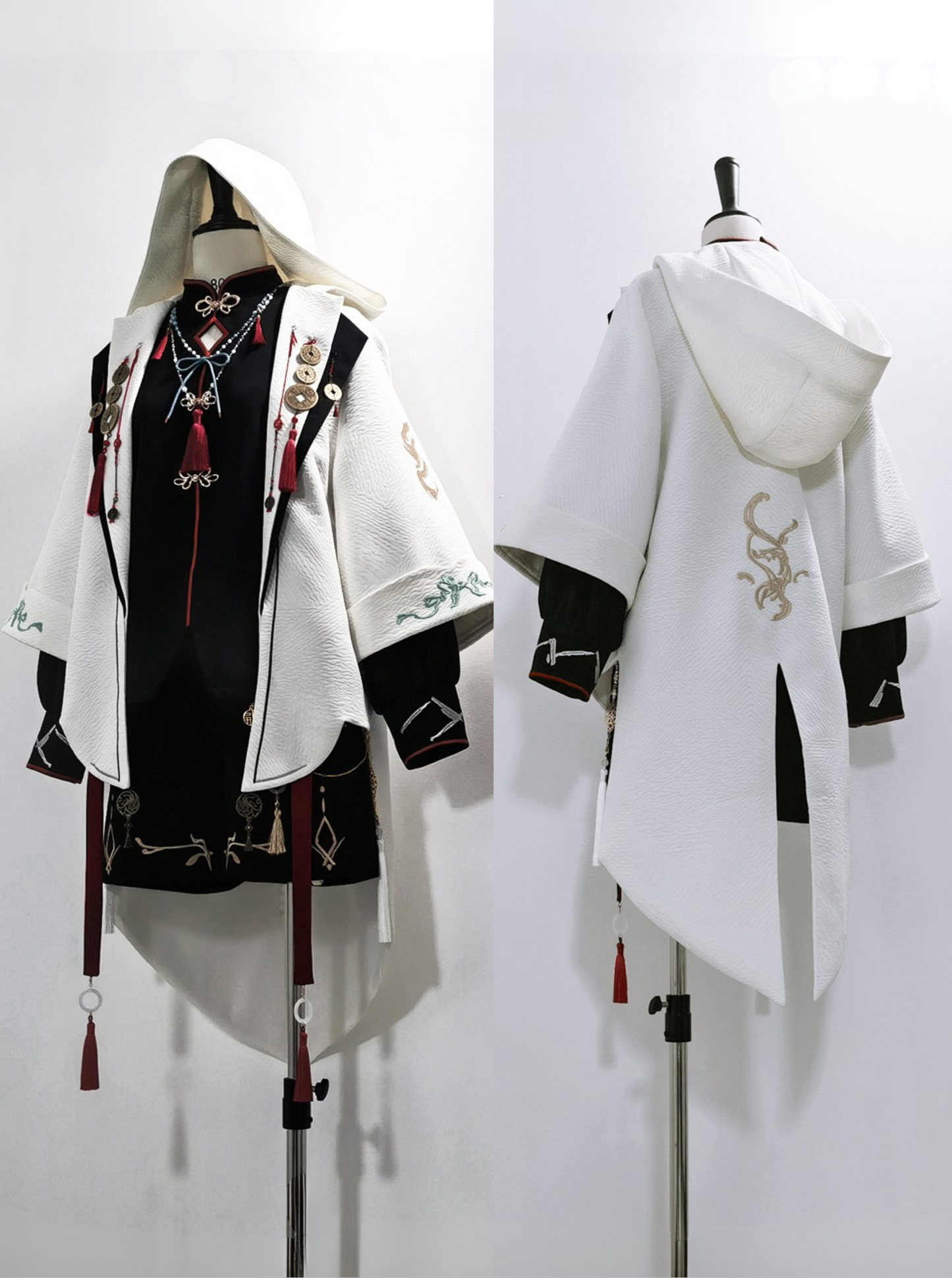 【12月26日予約締切】マウンテンゴーストチャイナプリンスフーディージャケットスーツ＋タッセルネックレス