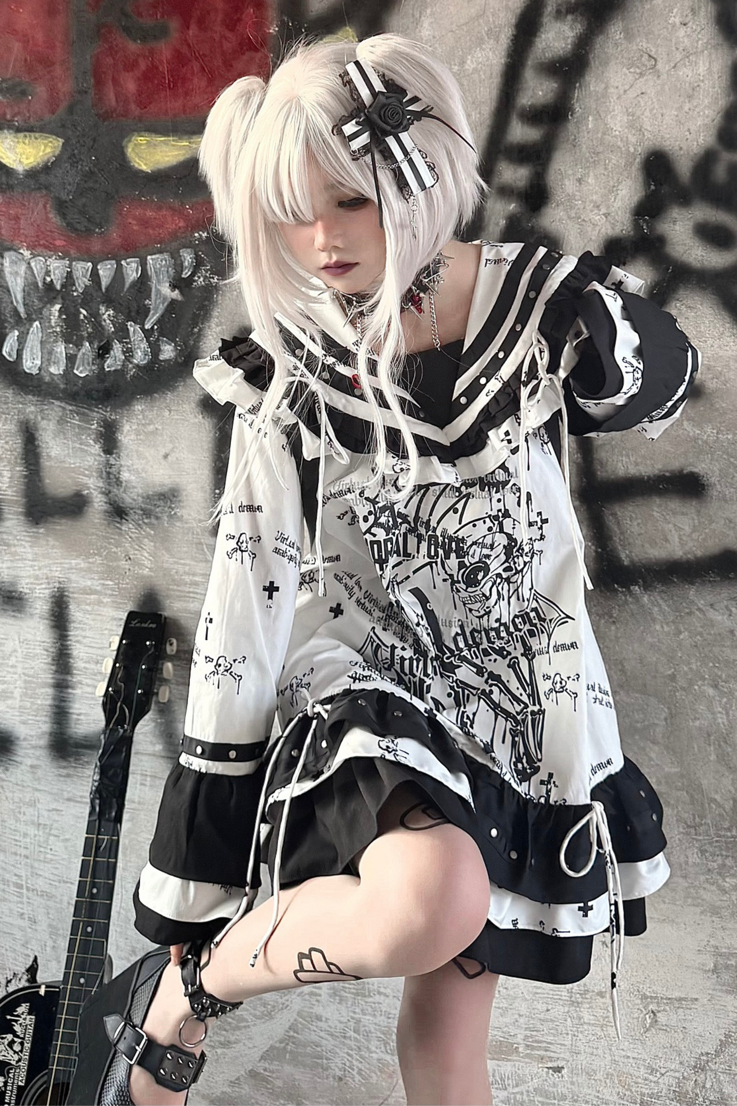 ダークサブカルチャーベイブスセーラードレス