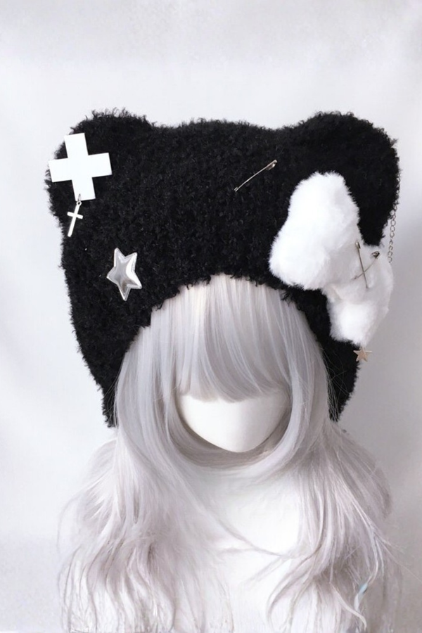 サブカルチャーベアニットハット