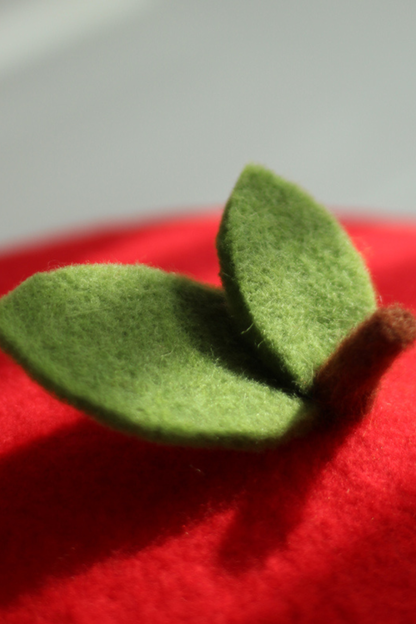 りんごベレー帽