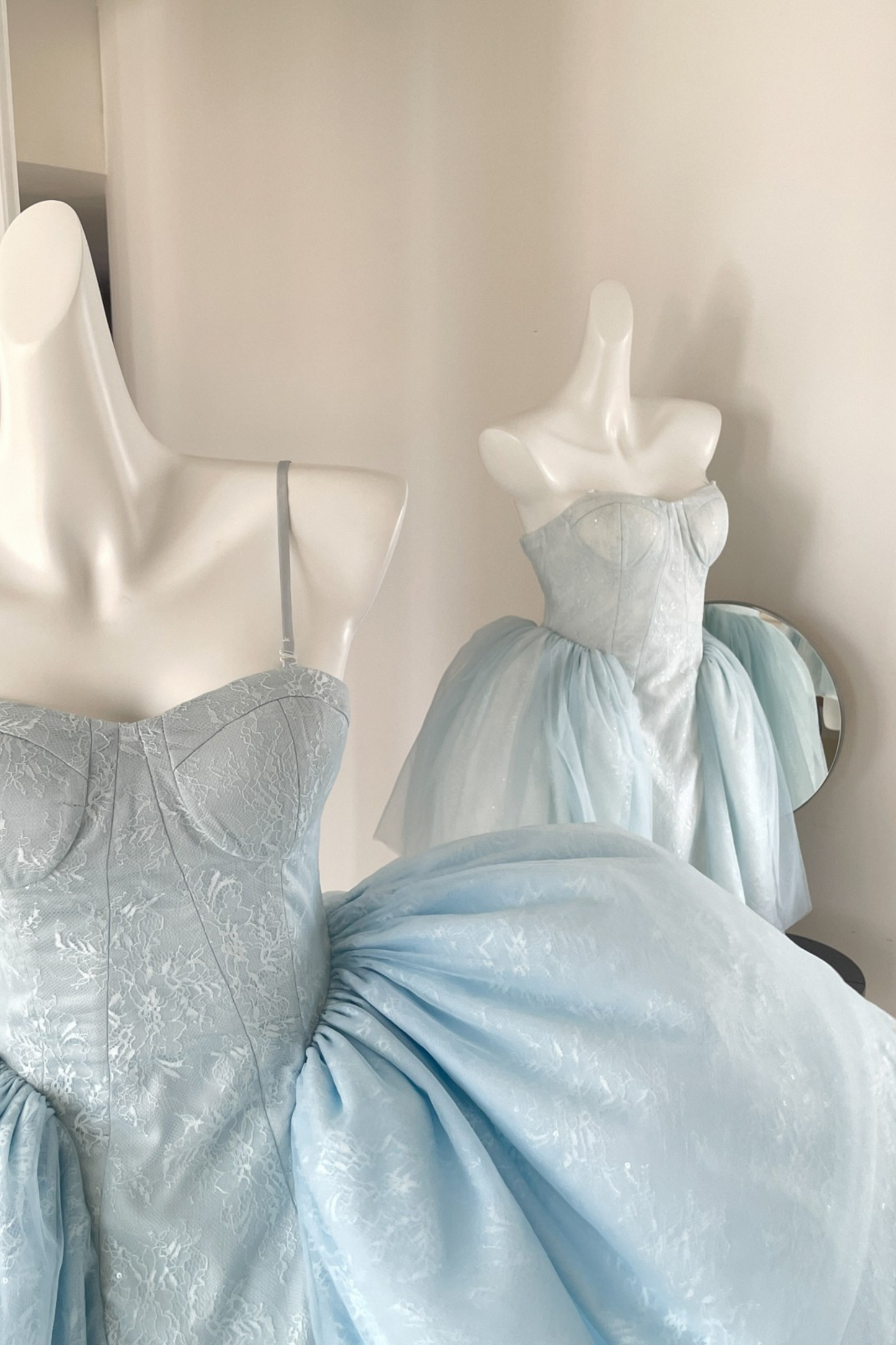 バレエスワンライトブルーロリータドレス