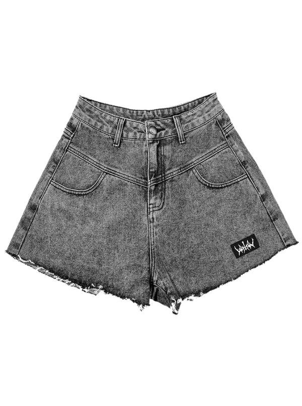 wide leg short denim