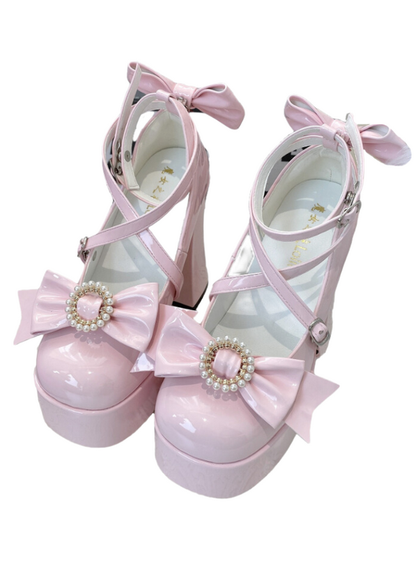 Lolita High Heels Elegant Strap Princess Shoes