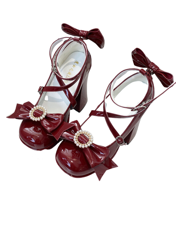 Lolita High Heels Elegant Strap Princess Shoes