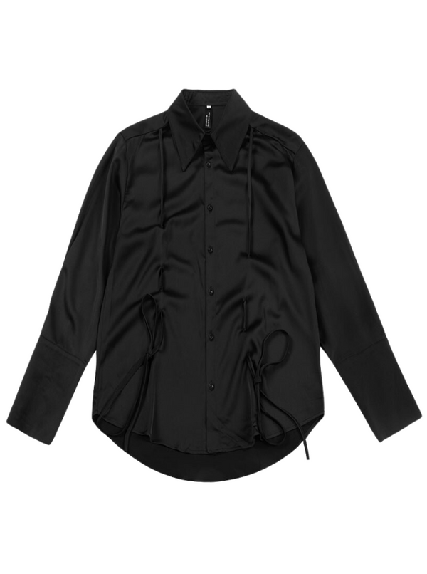 cool mode satin drost loose shirt