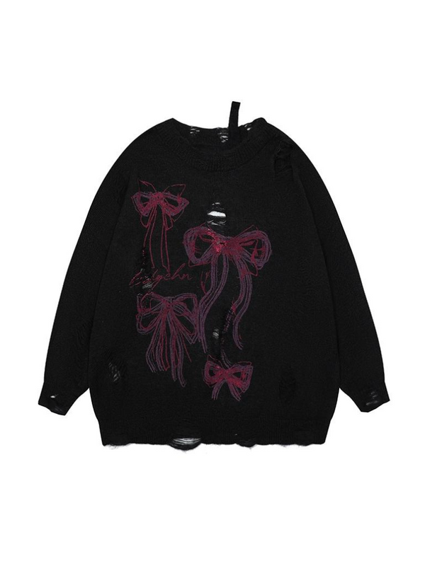 Ribbon Illustration Loose Over Tops