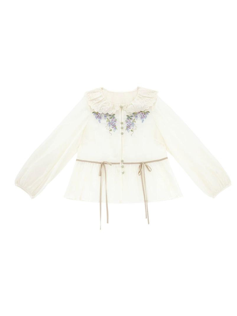 [Reservations] Retro Flower Sweet Top + Long Skirt