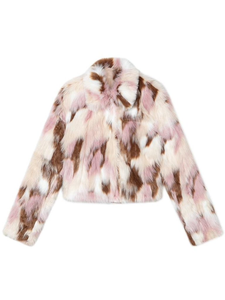 Colorful Fur Short Coat