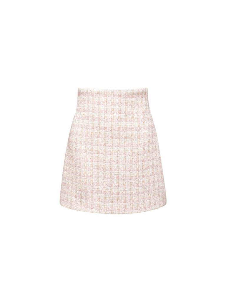 Candy Sweet Tweed Tight Skirt