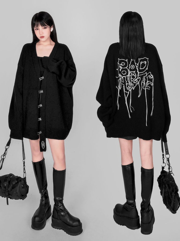 Monster Tassel Knit Cardigan