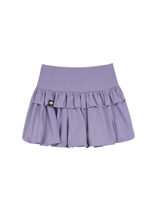 Ruffle Balloon Short Skirt