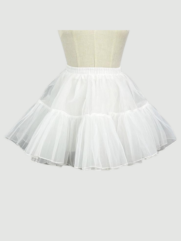 Black and White China Maid Ribbon Apron Dress Set [Short Sleeve and Long Sleeve].