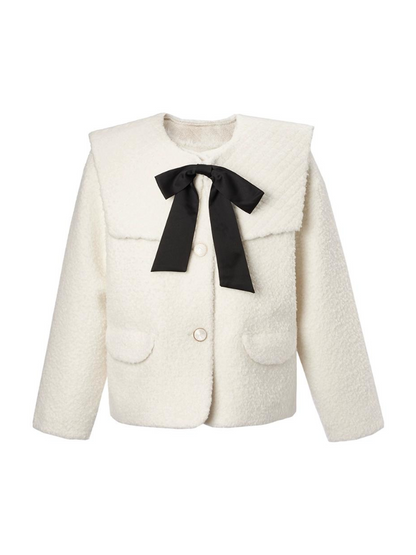 Sailor Ribbon Fur Coat