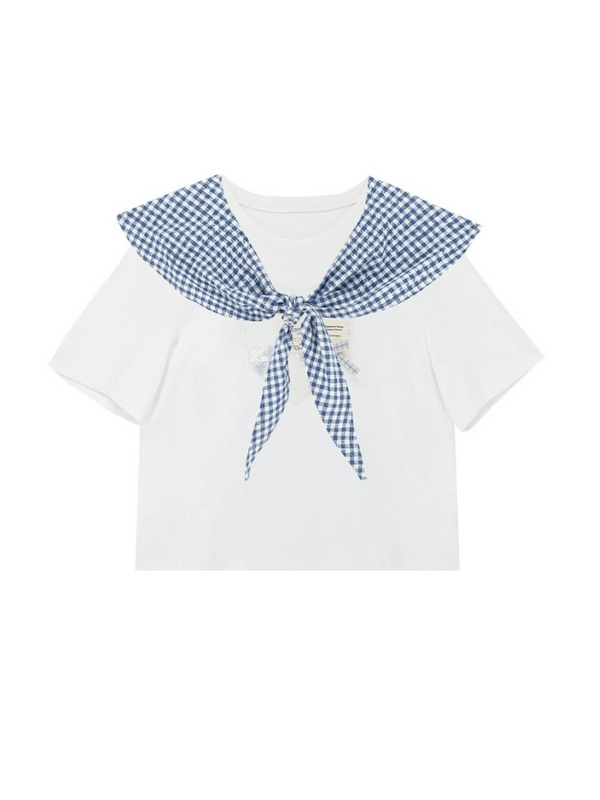 チェックサマーショートTシャツ