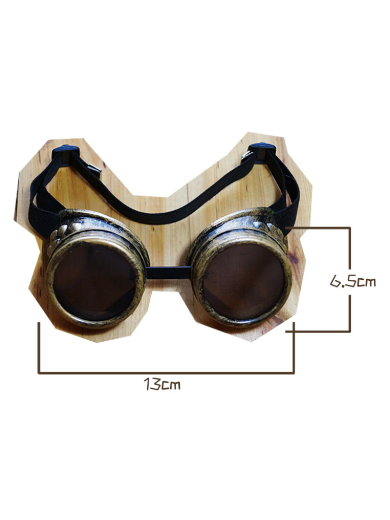 Steampunk Retro Industrial Sunglass Goggles