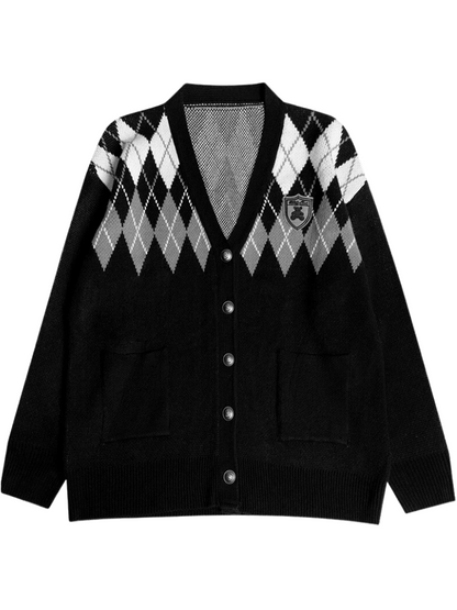 Hogwarts Magic College Style Knit Cardigan