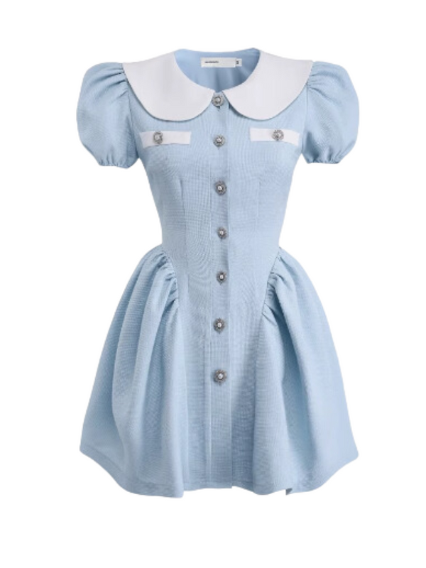 Clearance doll color French dress