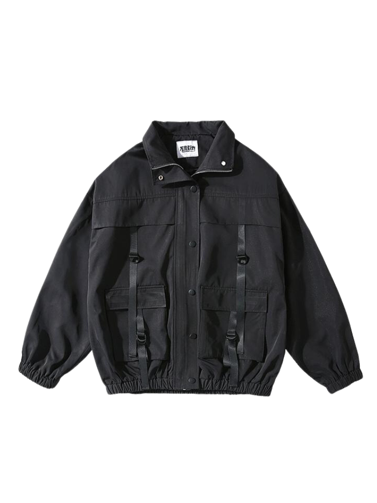 Luz Stand Collar Functional Work Jacket