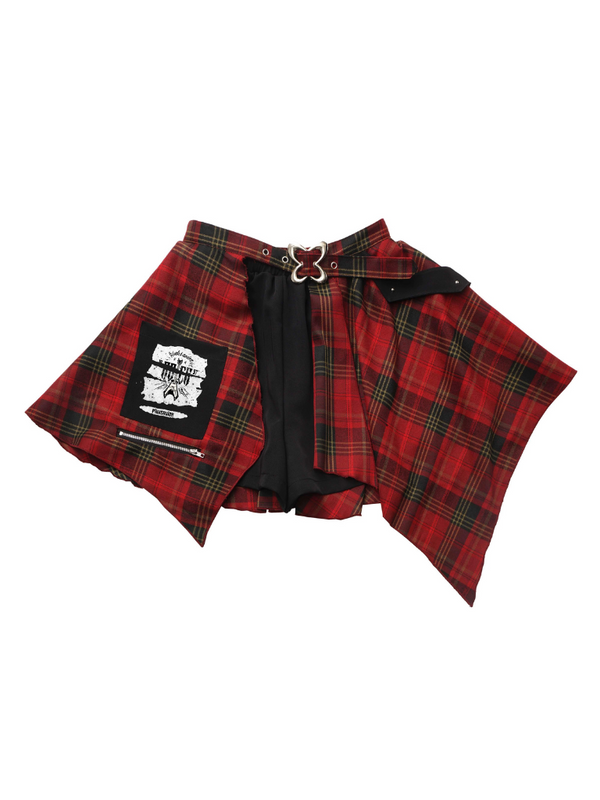 サウンドウェーブジップギターストライプボーダートップ＋ツーピーススカートセット