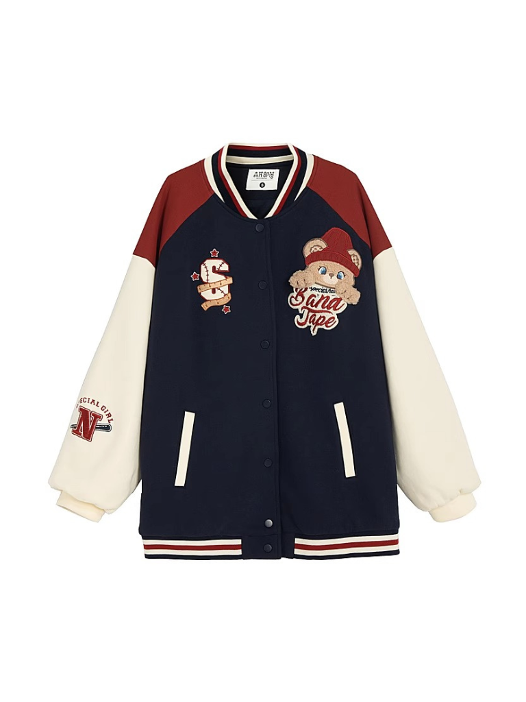 Retro American College Style Jacket