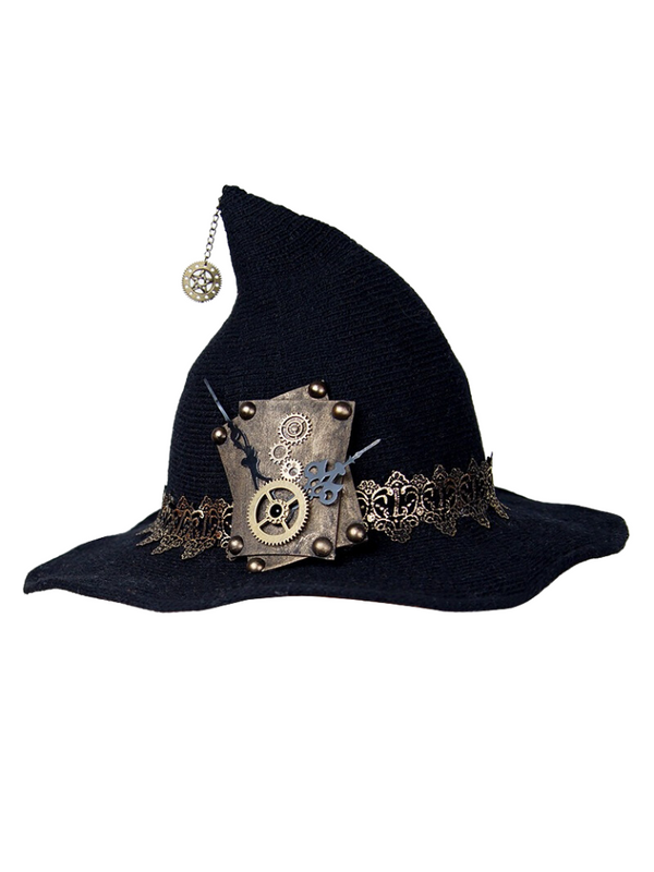 Steampunk Halloween Wizard Hat Witch Hat