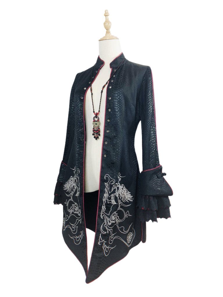 China Lolly Tagogycape + Long Jacket + Camisole + Skirt + West Band [Reservation Product]