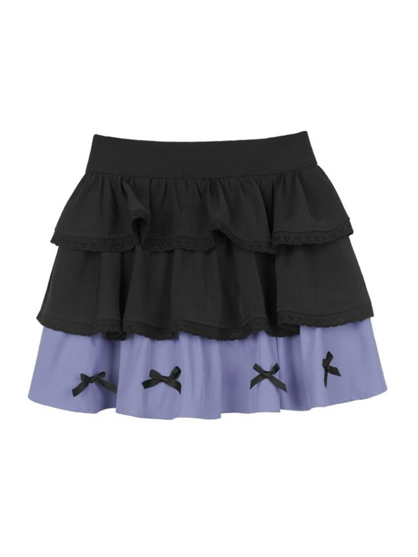 Cake Ribbon Tiered Skirt