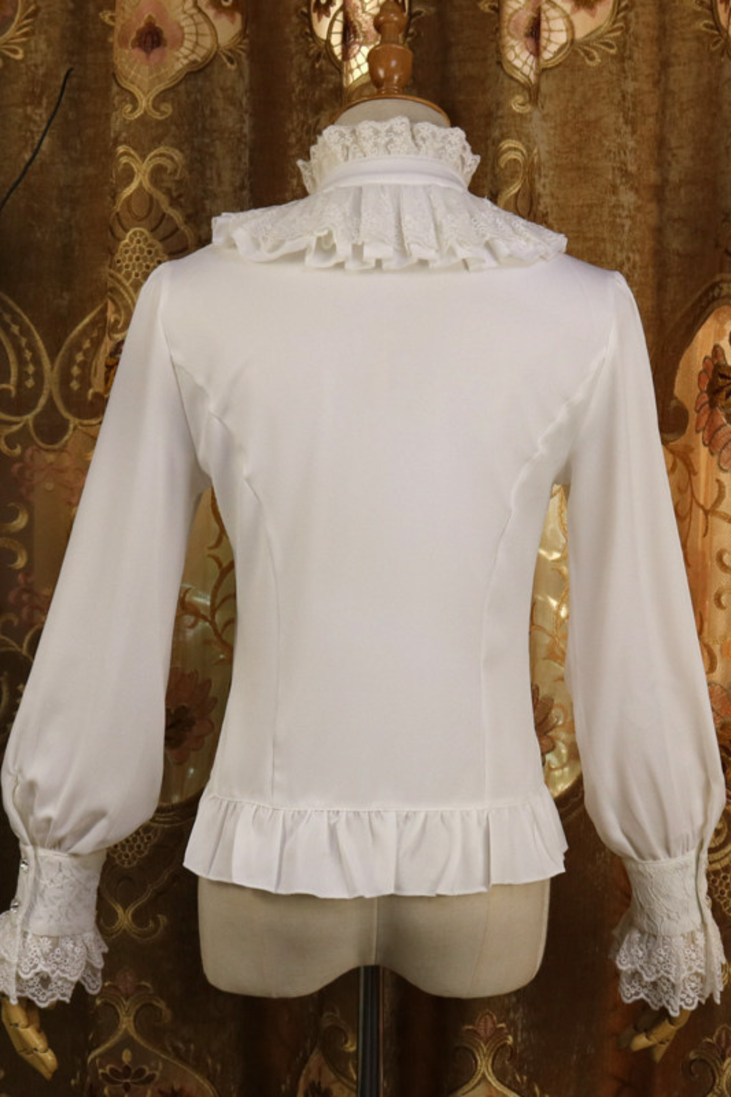 Elegant Neck Retro Chiffon Lolita Blouse