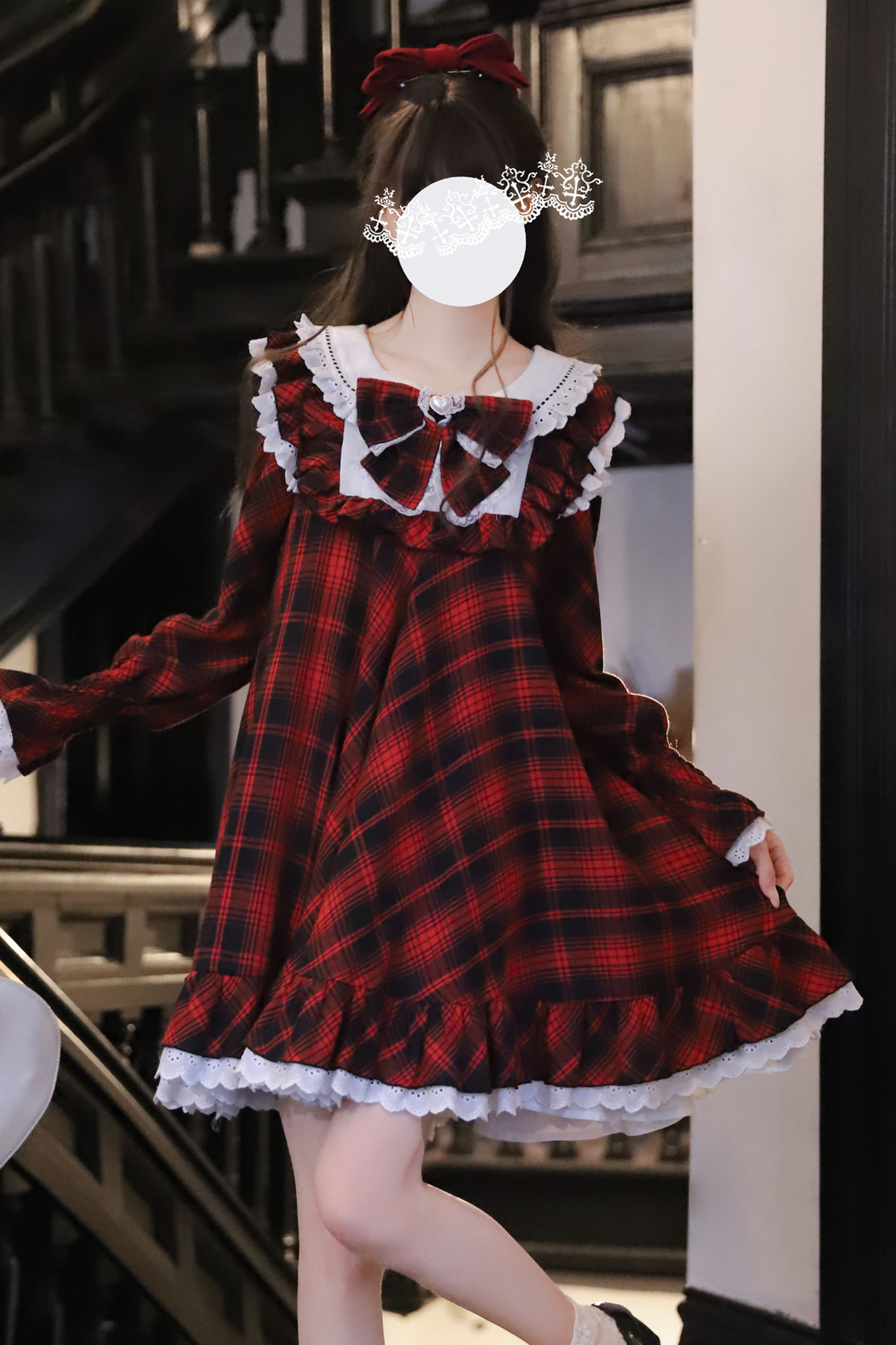 ベリームースガーリーチェックドレス