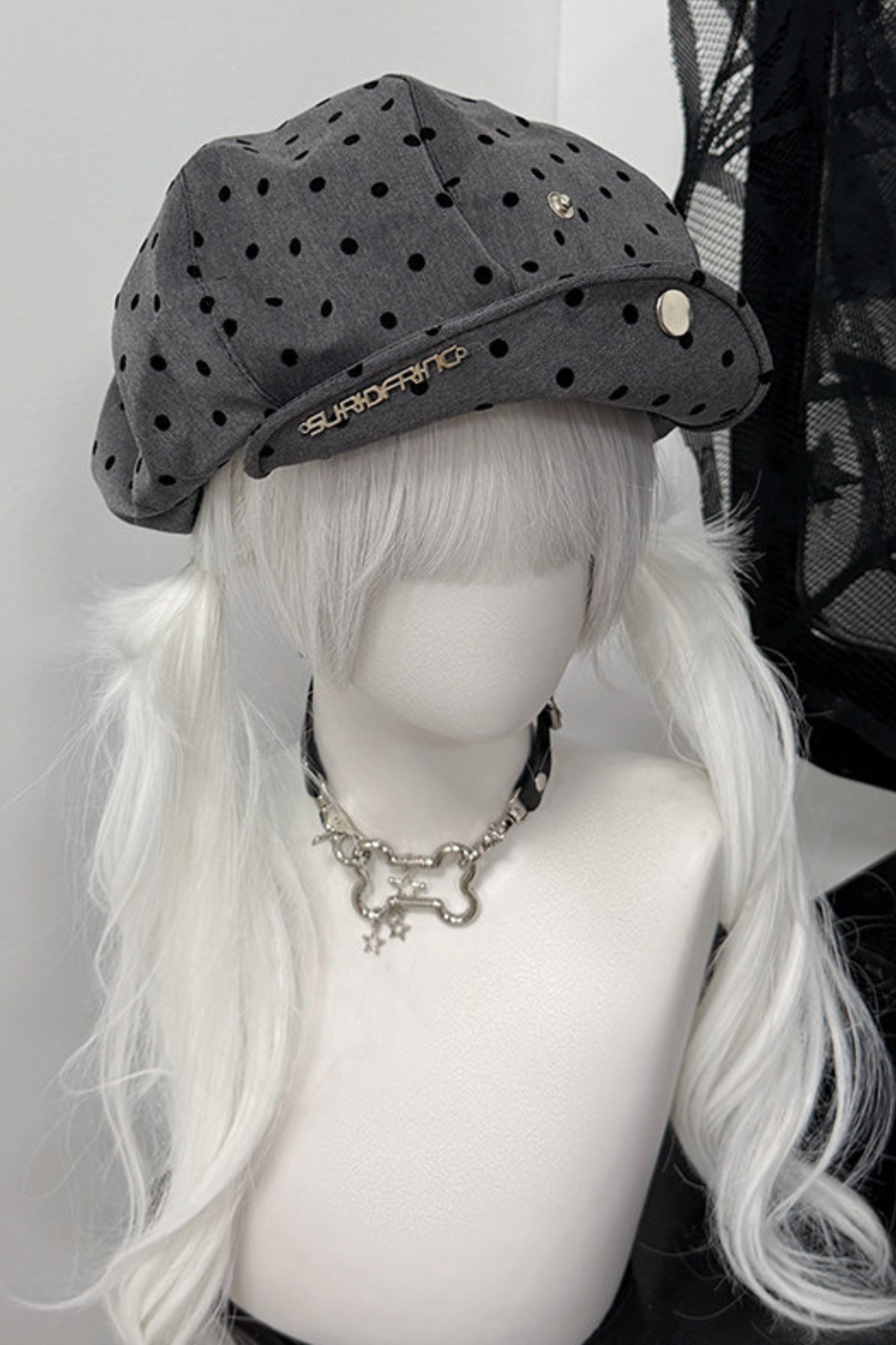 polka dot hat