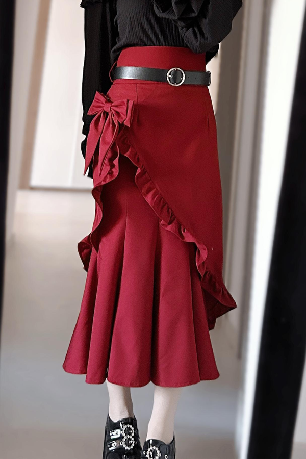 レースシステムマーメイドスカート