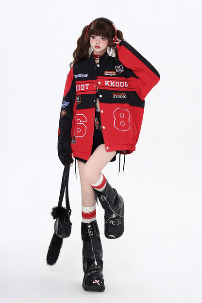 アメリカンストリートベイブスベースボールジャケット