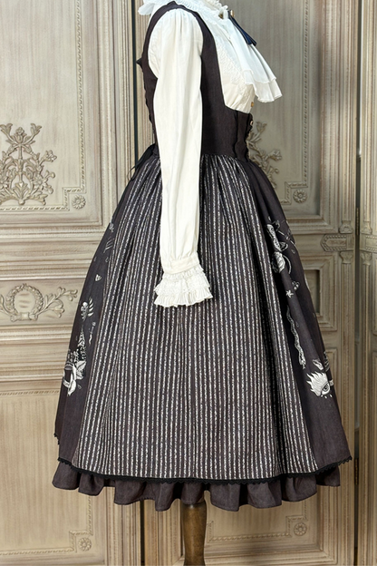 魔法学園レトロエレガントロリータジャンパースカート