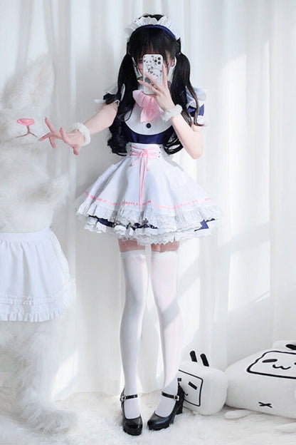 Bow Cat Maid Cosplay Dress