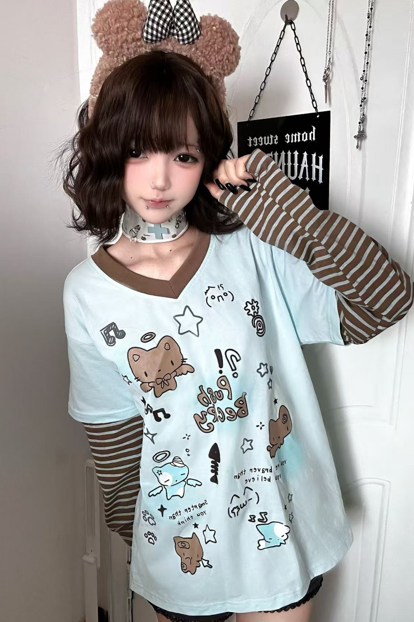 イラストボーダールーズトップス