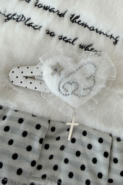 Light Stone Angel Hair Pin