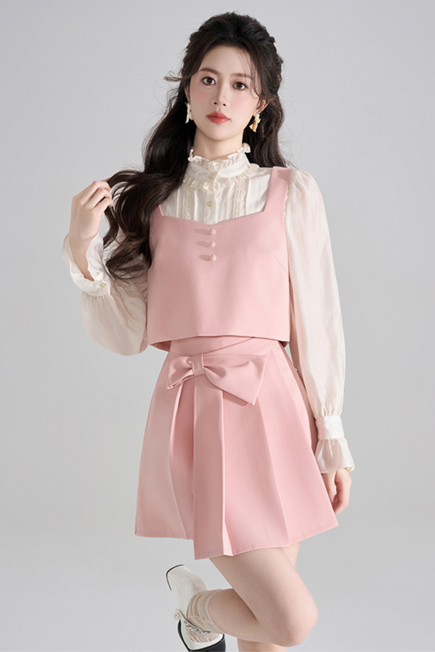 Ensemble Top + Flare Skirt