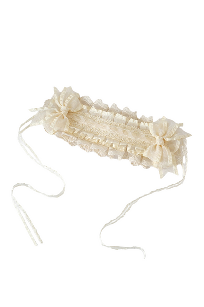 Cream Frill Lolita Accessories