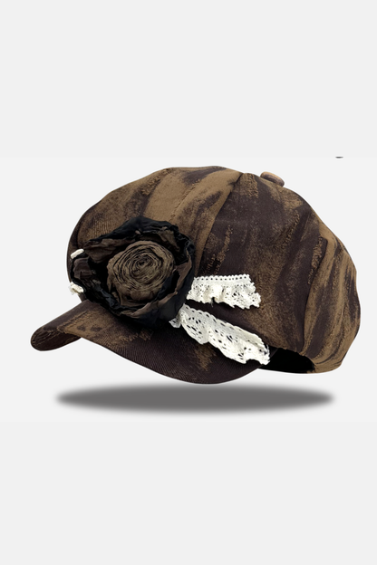 Wizard Rose Newsboy Cap
