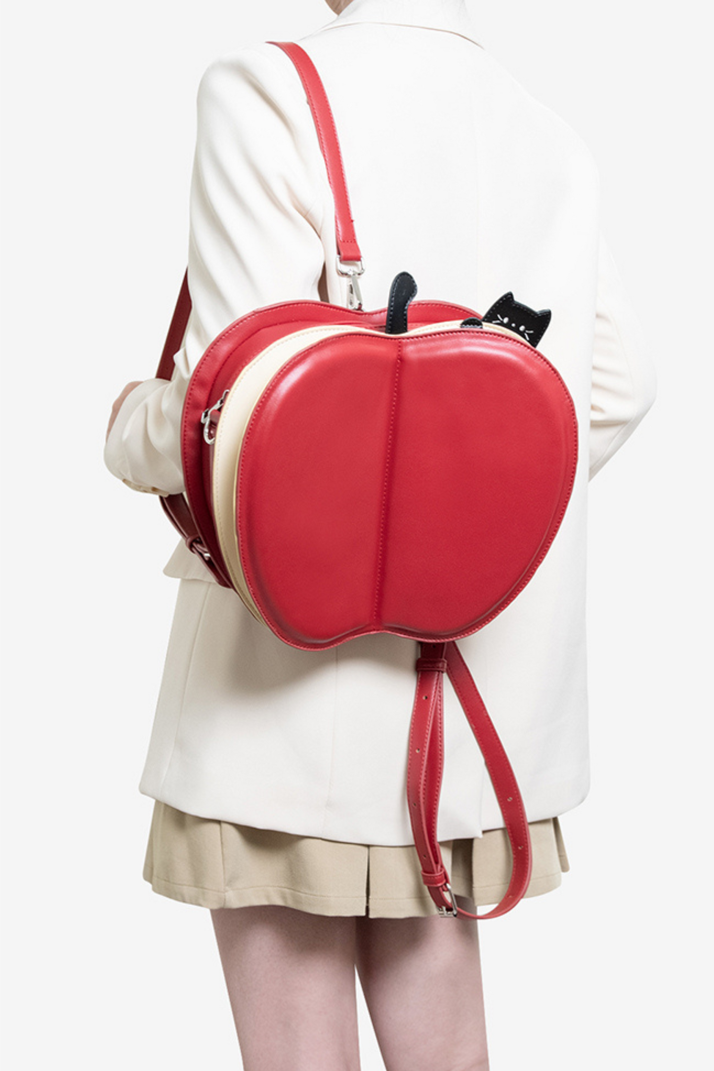 フリップアップルショルダーバッグ